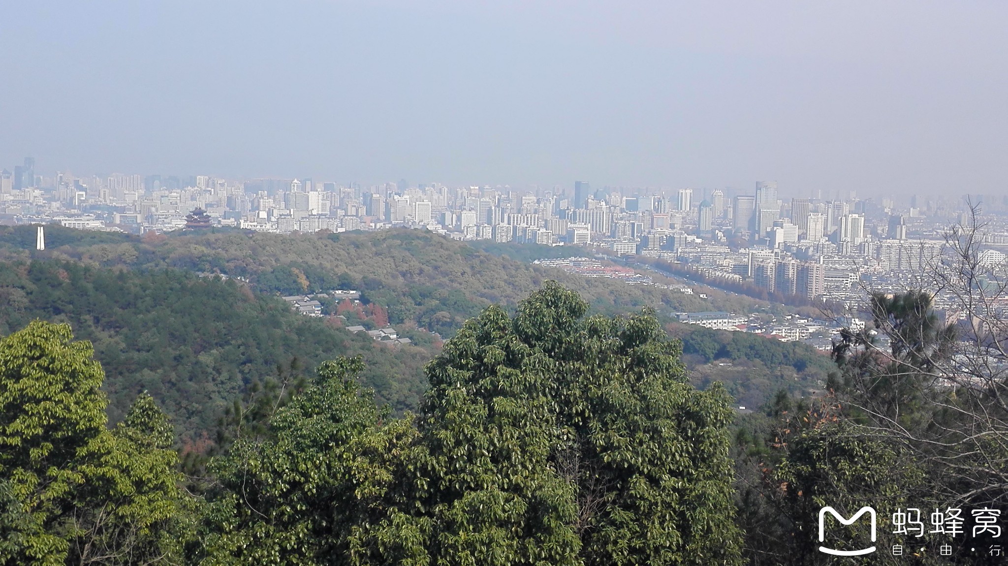 周末毅行爬杭州的凤凰山,将台山