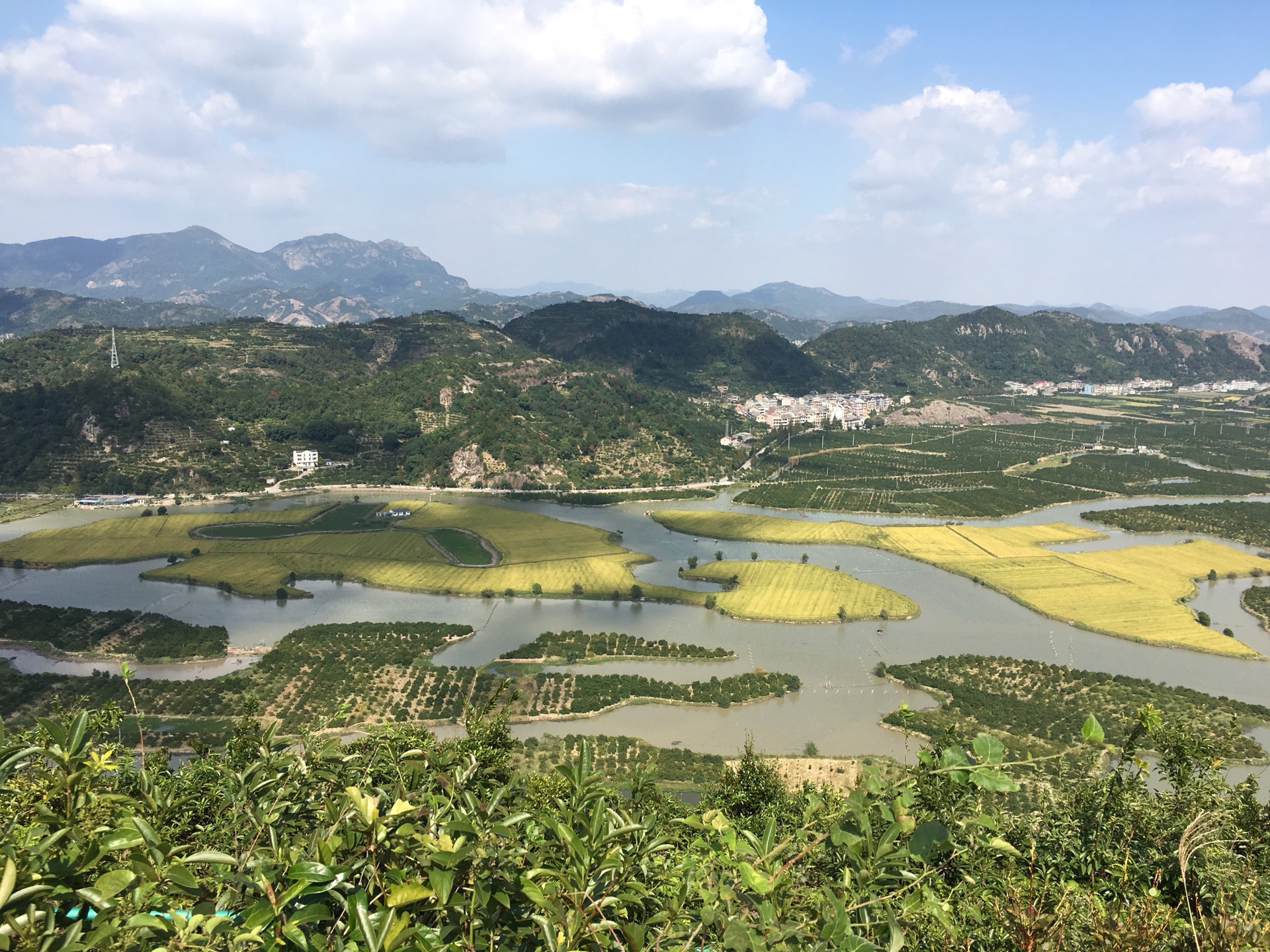 台州临海桃江十三渚及临海大火山