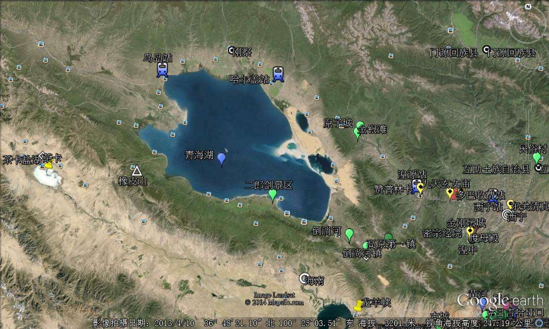 青海湖的景点都分布在哪里?来一张最全旅行地