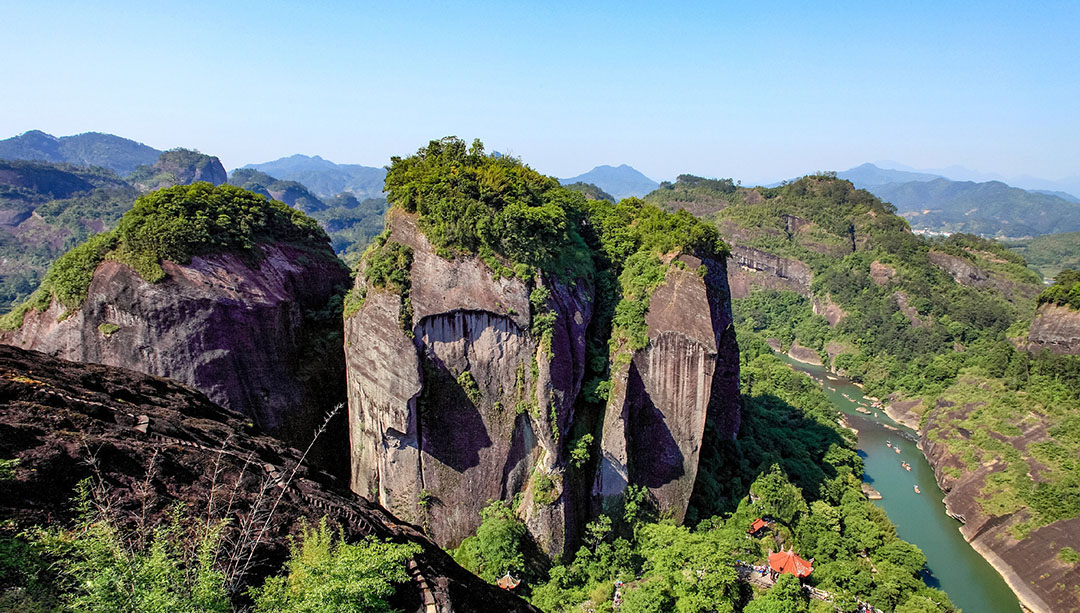 武夷山地接纯玩全景三日游(此生必爬天游峰 畅游九曲溪 云窝 最古老