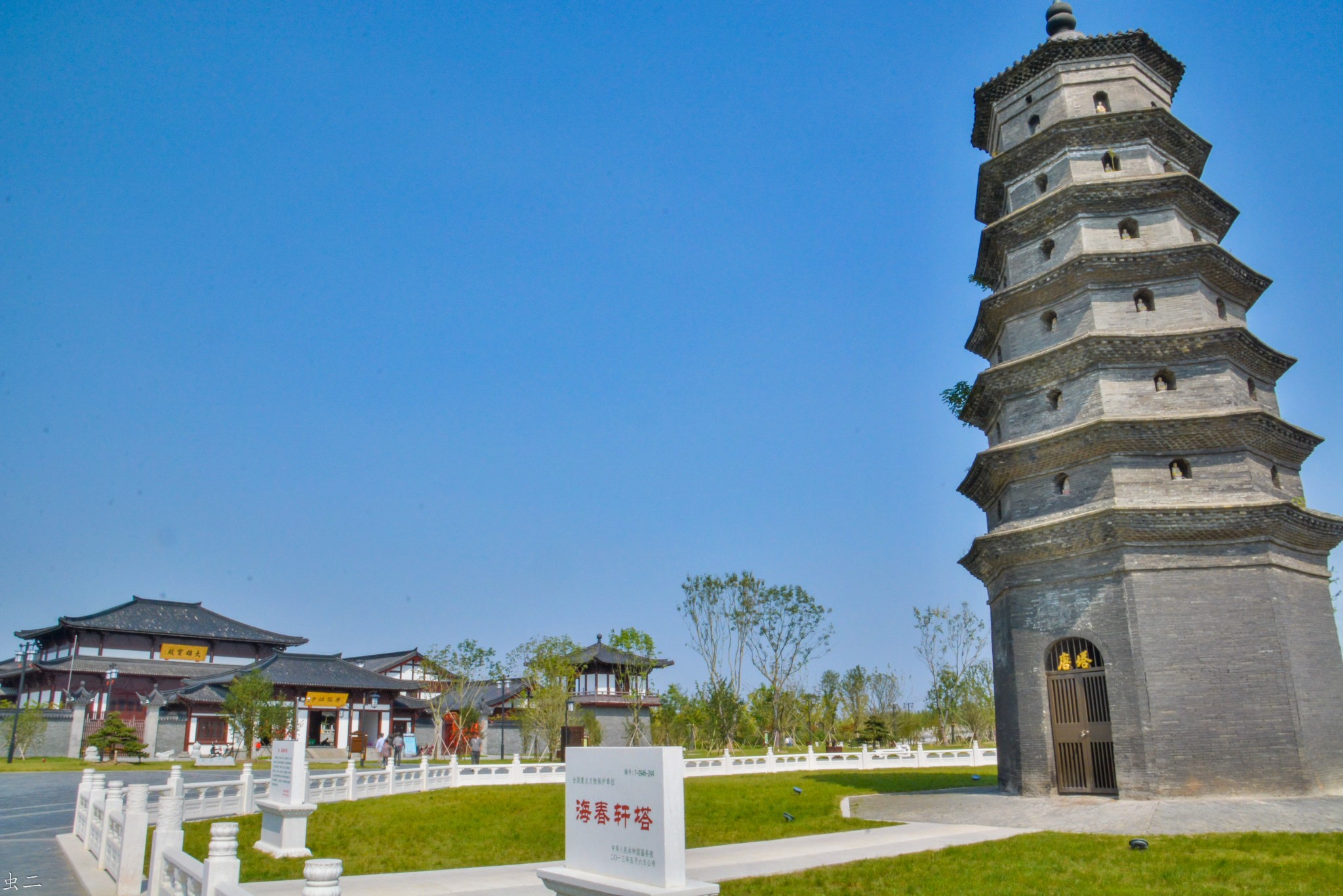 盐城东台 海春轩塔-广福禅寺-海春塔苑(古塔巡礼系列之112)