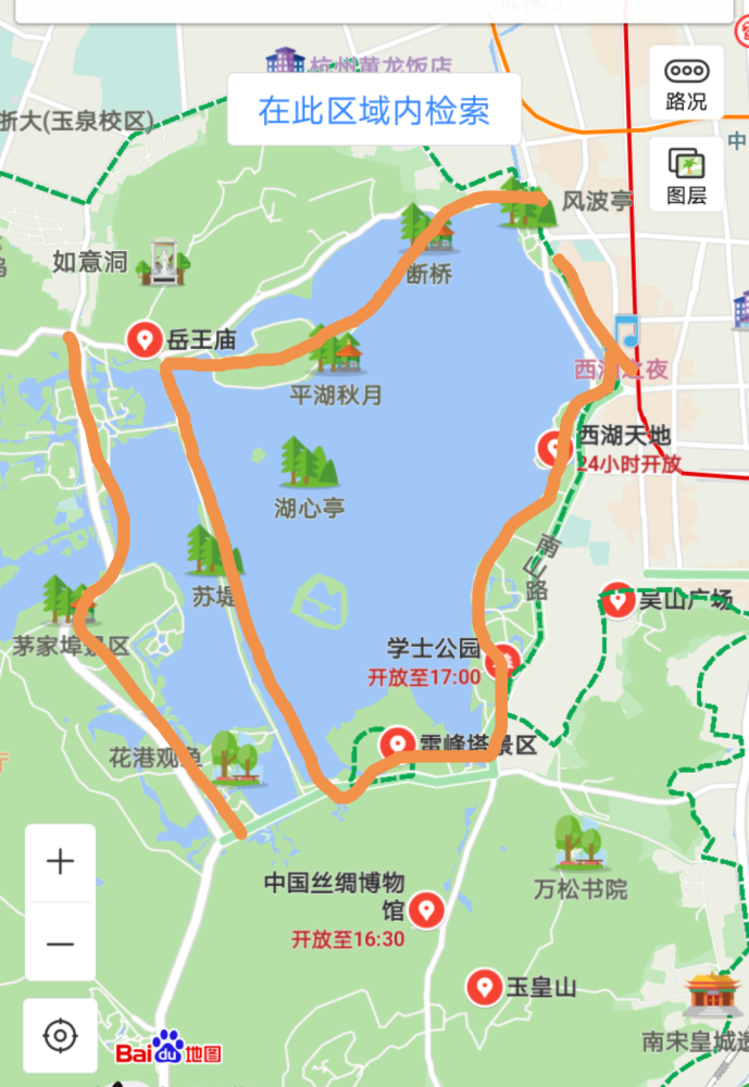 游西湖,求好的路线和性价比高的住宿.