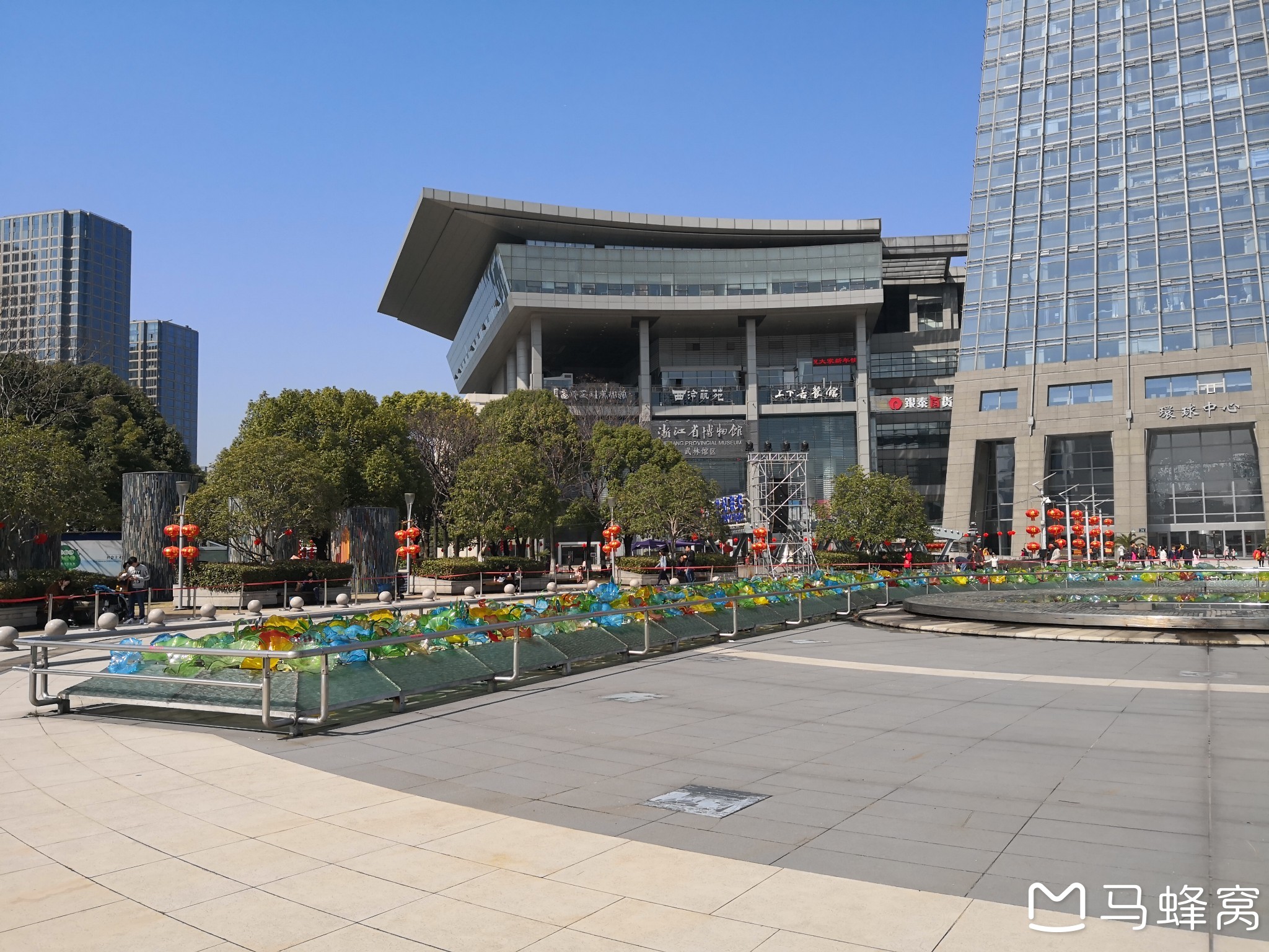 周末在杭州大运河边的武林广场,西湖文化广场,华浙公园等散步游走