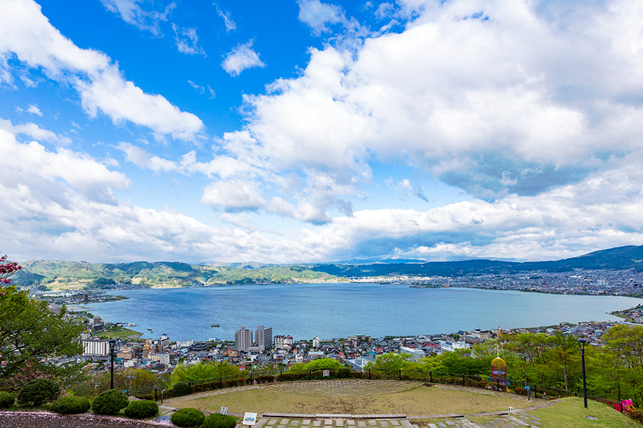 日本新海诚你的名字取景地巡礼一日游诹访湖富士山