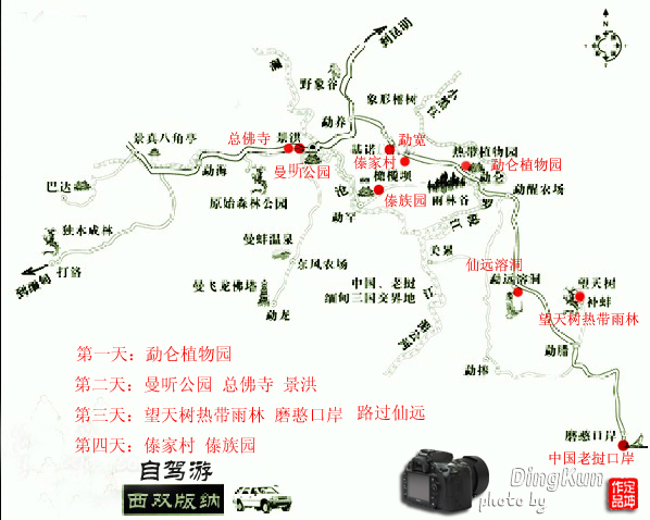 云南省旅游 西双版纳旅游攻略 西双版纳 风情万种 热带雨林 植物王国