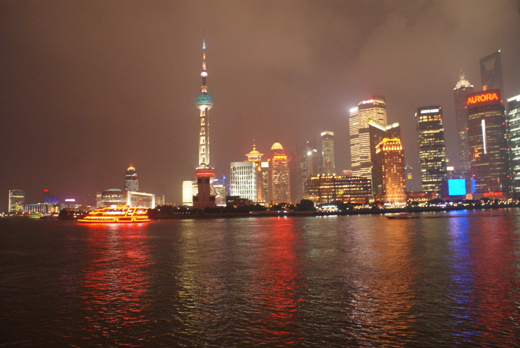 上海滩-黄浦江的夜景