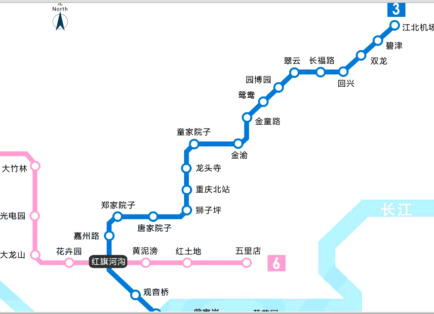 重庆轻轨线路图