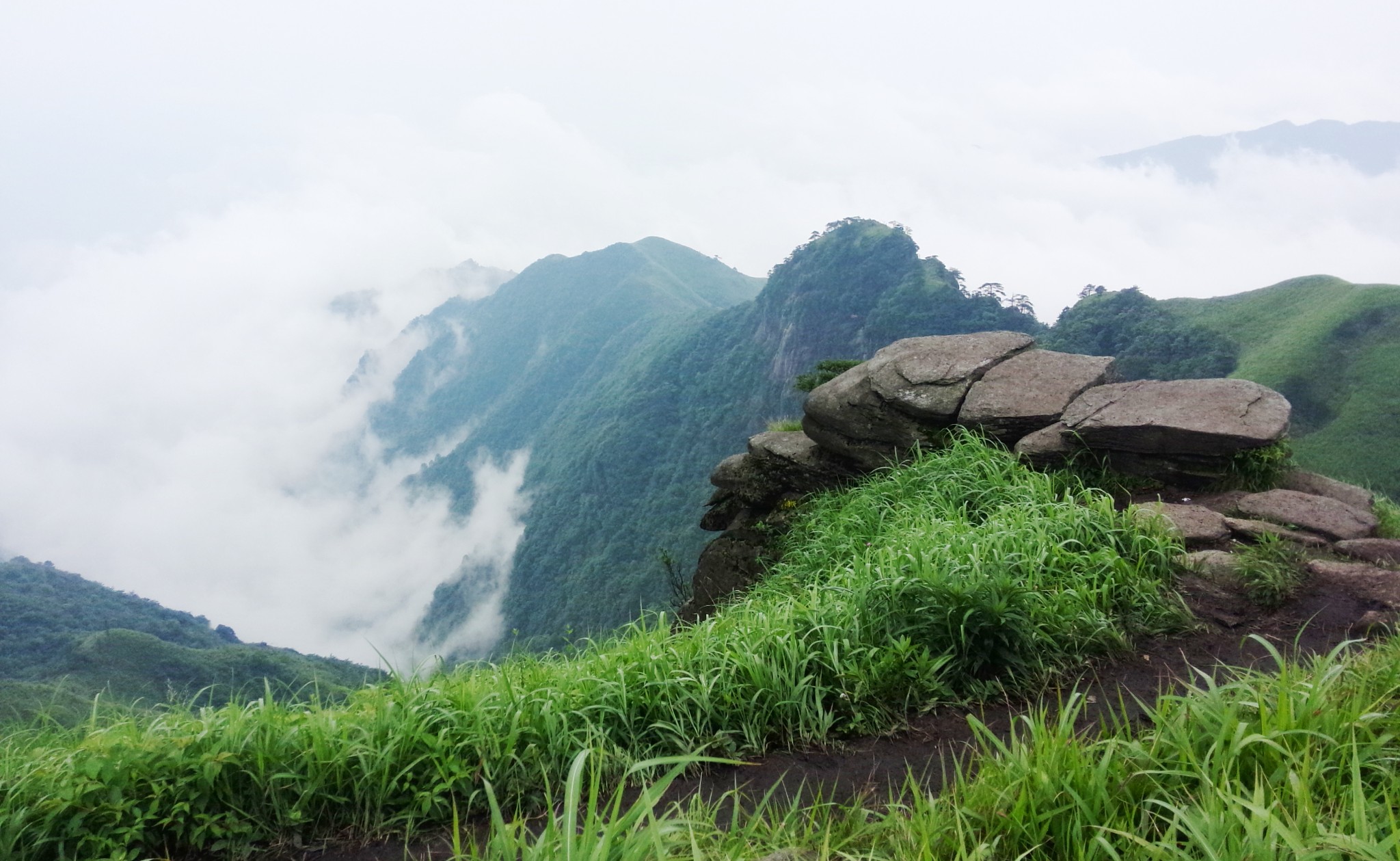 武功山好汉坡        