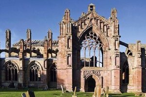 苏格兰梅尔罗斯修道院(melrose abbey)地图