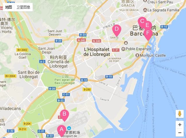 巴塞罗那城市一卡通含交通barcelona card 西班牙旅游门票