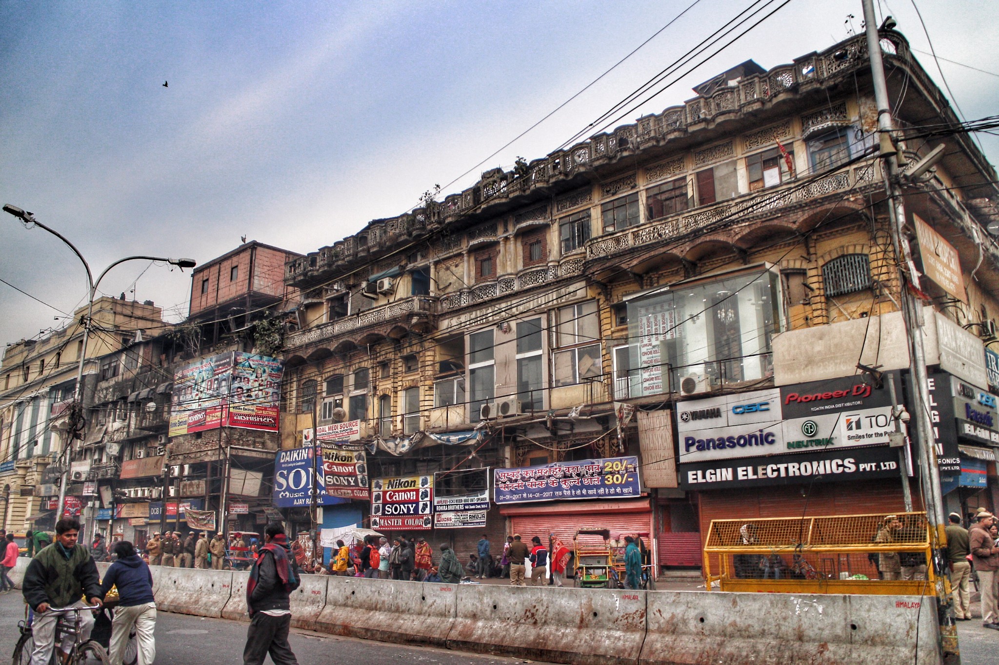 印度新德里街道图片