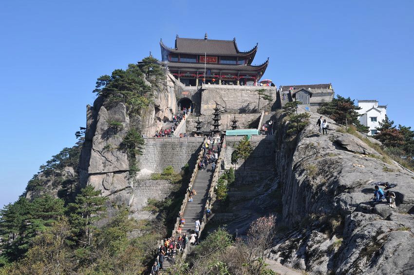 13年10月從上海去安徽九華山拜佛記實圖片120,九華山旅遊景點,風景