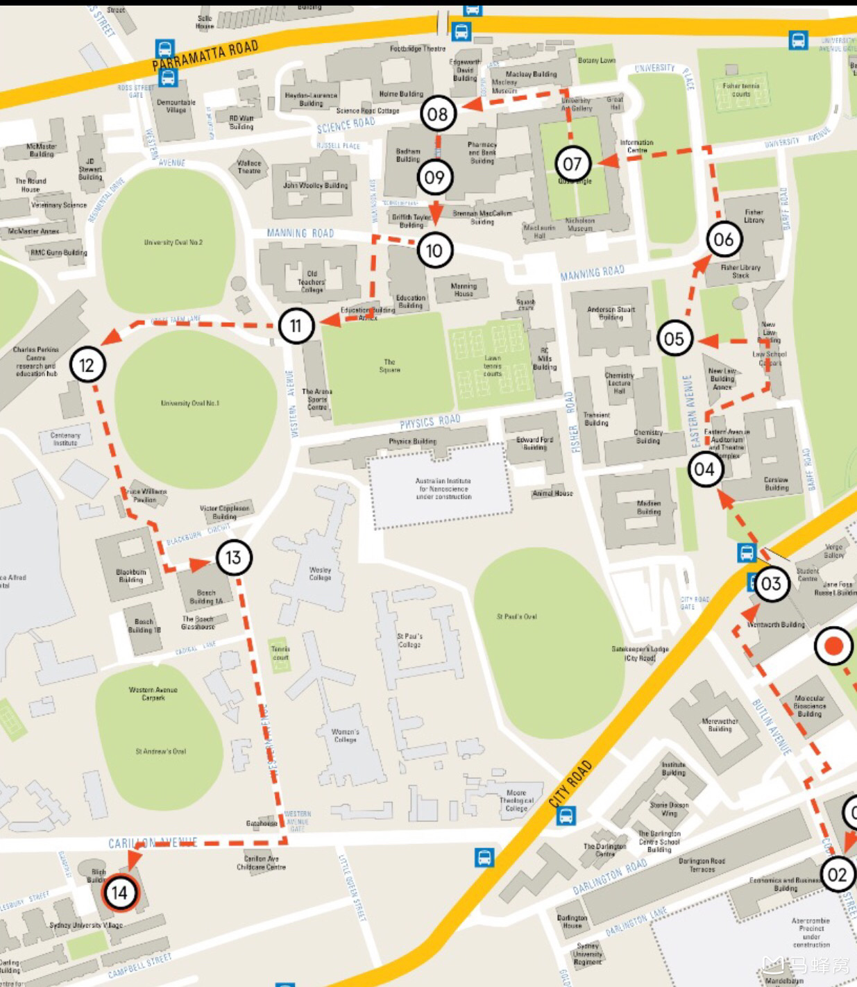 请问悉尼大学哪个门走去经典景点拍照最近?_马蜂窝问答 - 马蜂窝