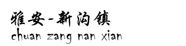 雅安----新沟镇 雅安----新沟镇