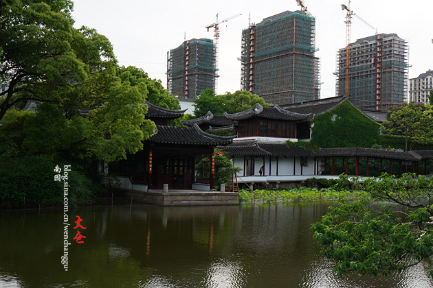 复建的王世贞弇山园今景