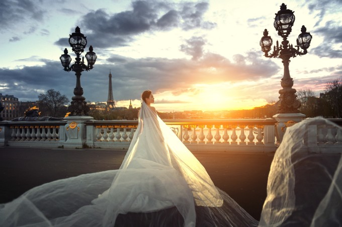 巴黎婚纱照_巴黎圣母院图片